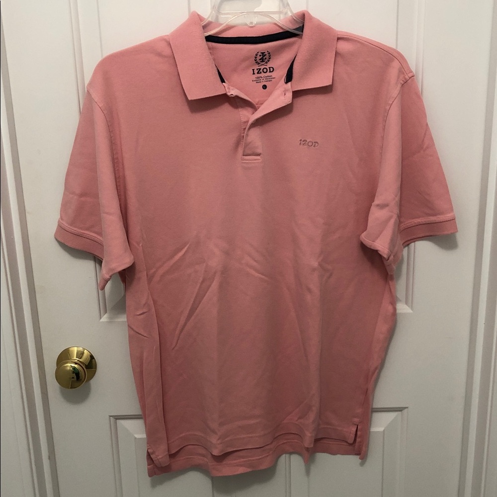 Izod Men’s Salmon Pink Polo Shirt